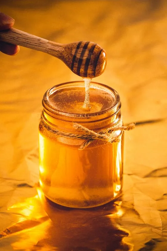Raw wildflower honey