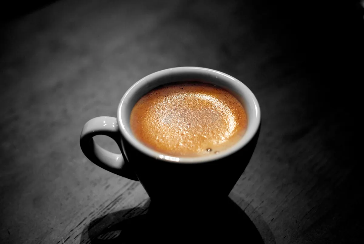 Pour-over coffee being brewed slowly